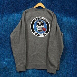 Deftones “Deftones” Nu Metal Graphic Crewneck Sweater Size Extra Large